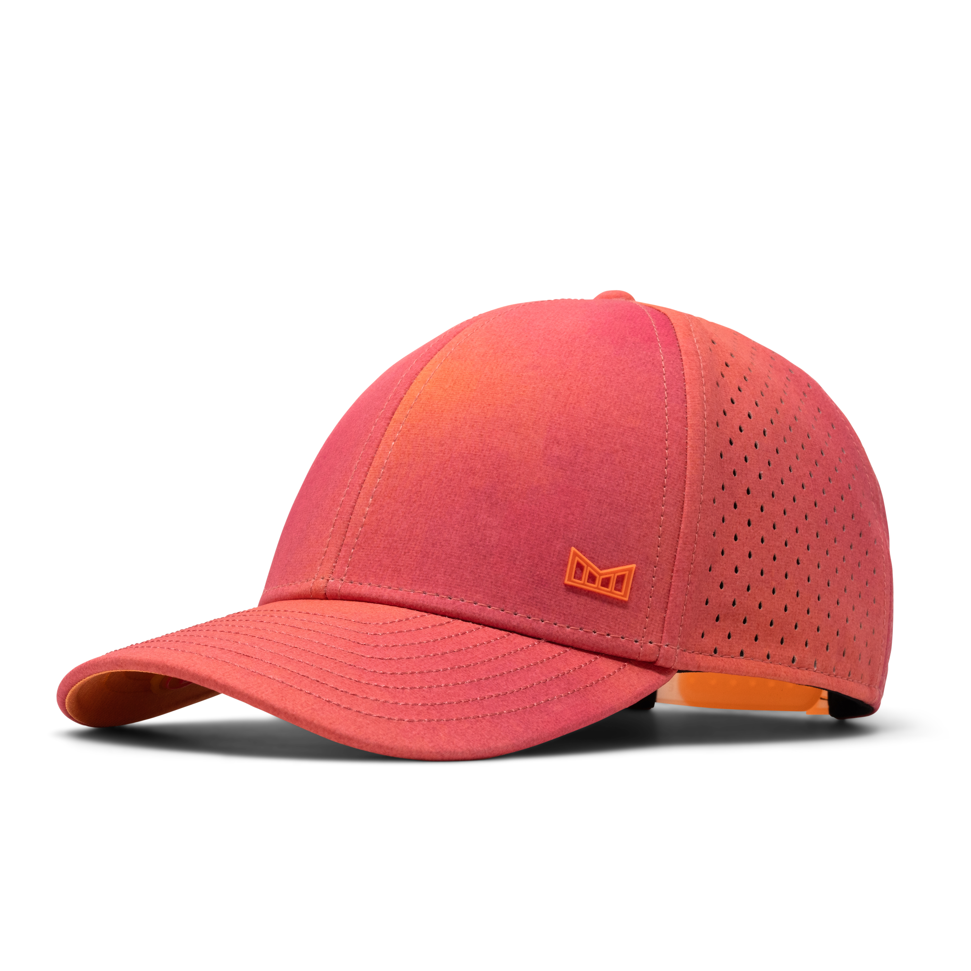 The front, angled view of the melin A-Game Icon Hydro  Vintage Fit in Sunset Aura