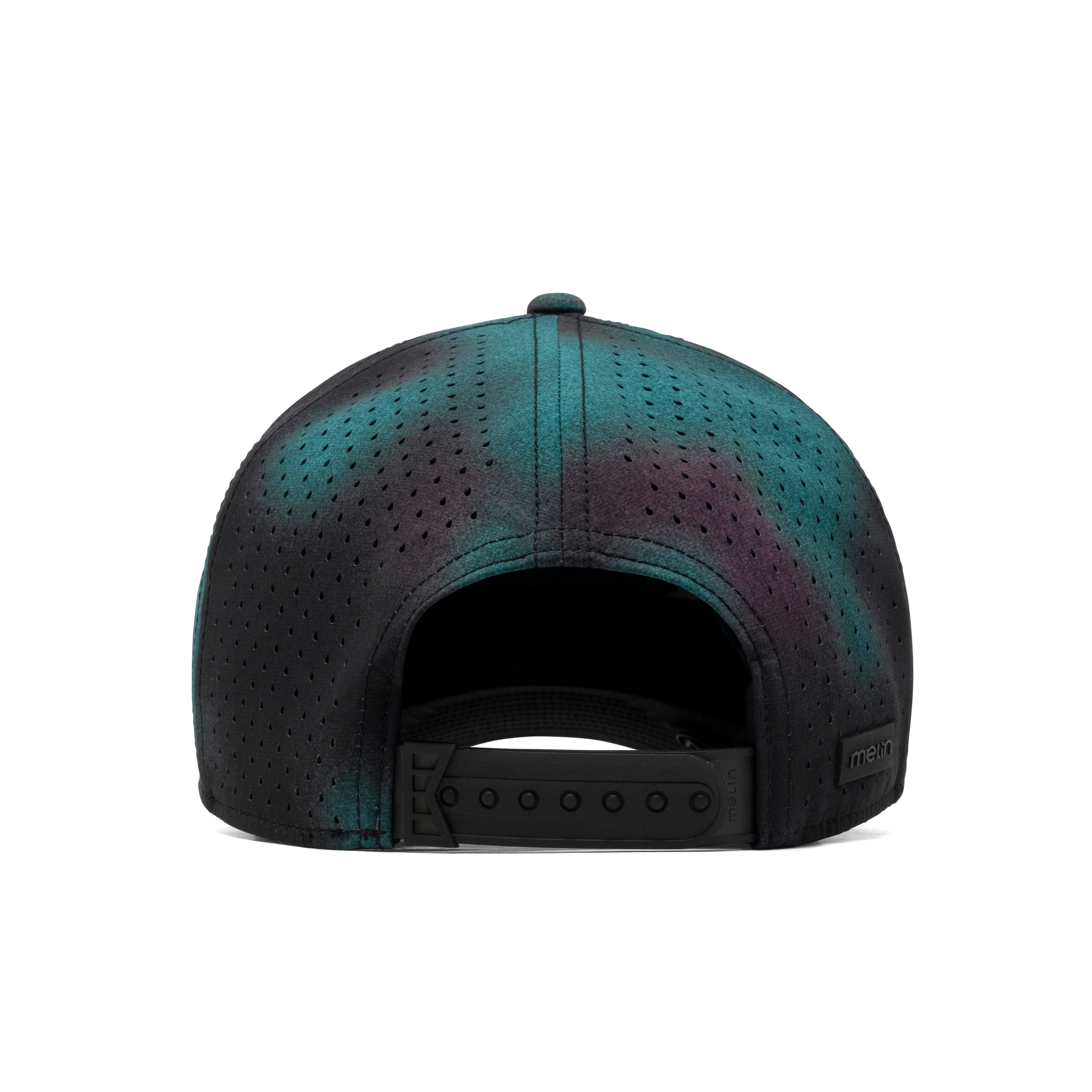 The back view of the melin Odysea Stacked Hydro Split Fit in Northern Aura