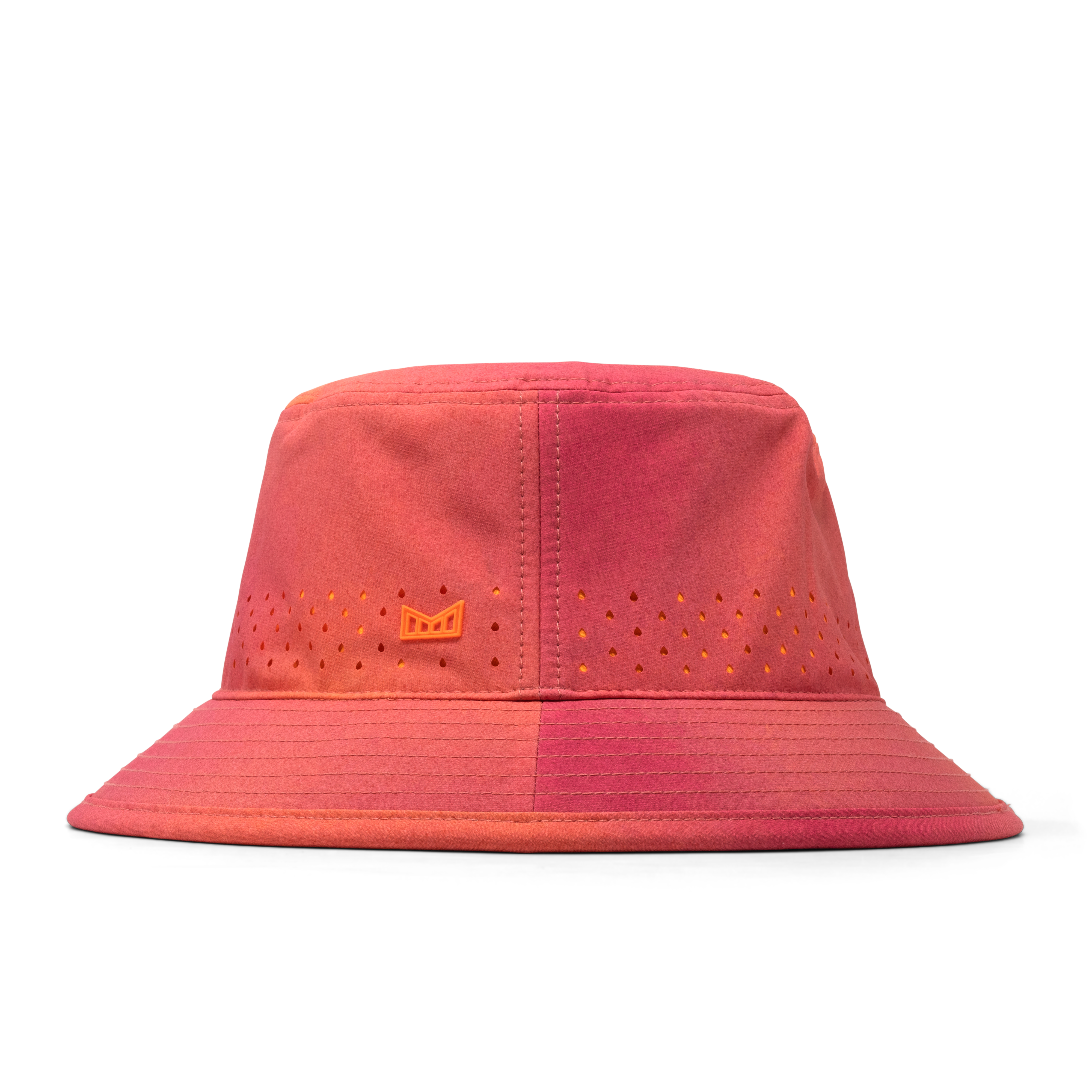 The front view of the melin Caddy Hydro  Bucket Hat in Sunset Aura