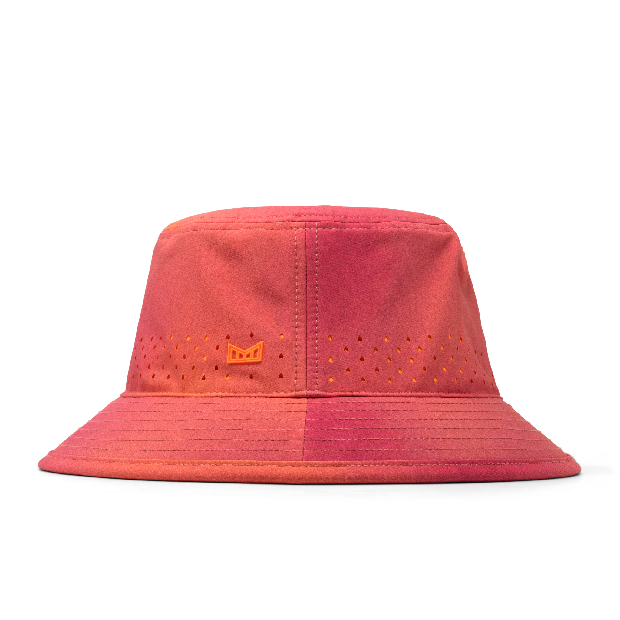 The front view of the melin Caddy Hydro  Bucket Hat in Sunset Aura