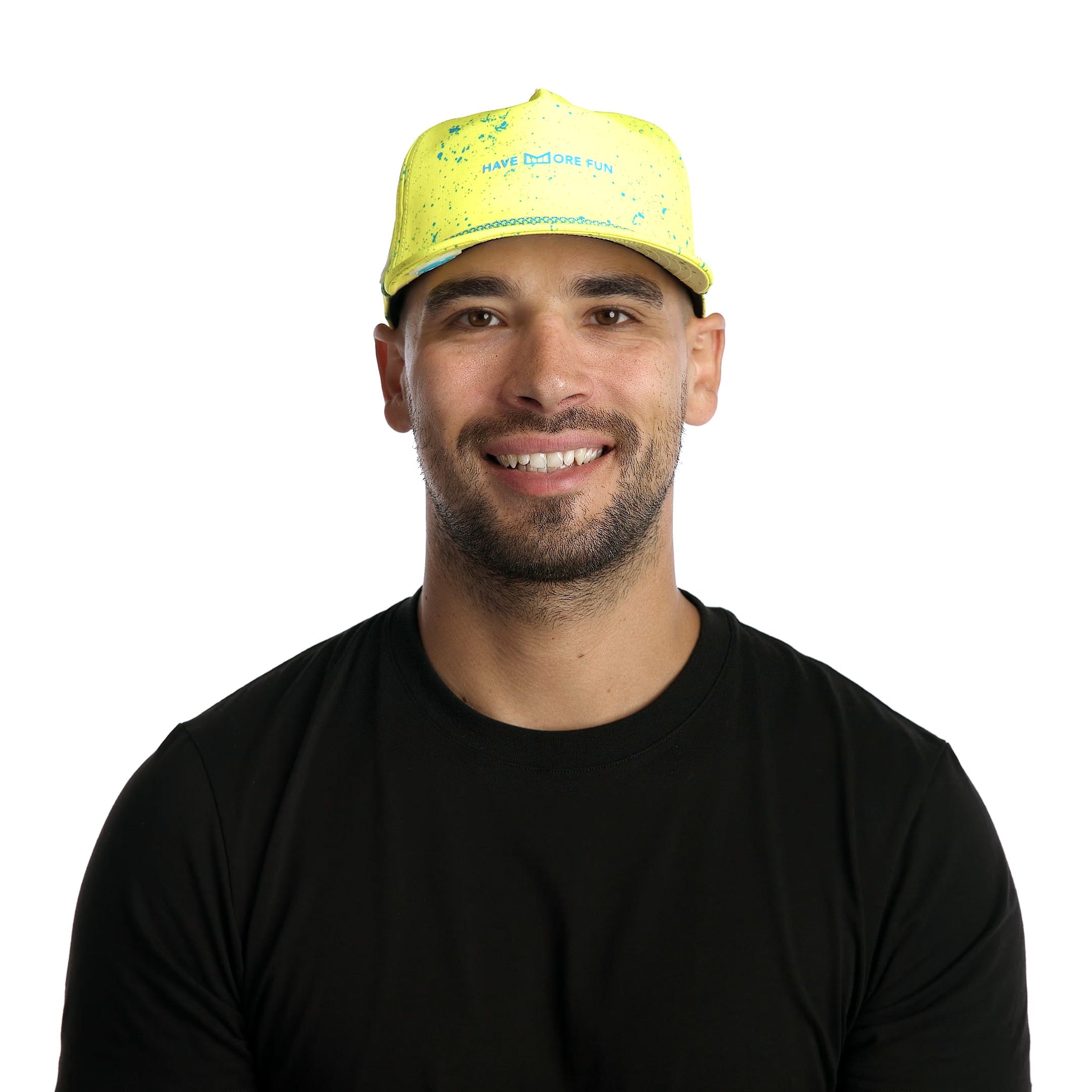 The model-image of melin's Coronado Neon Hydro snapback hat in Neon Yellow