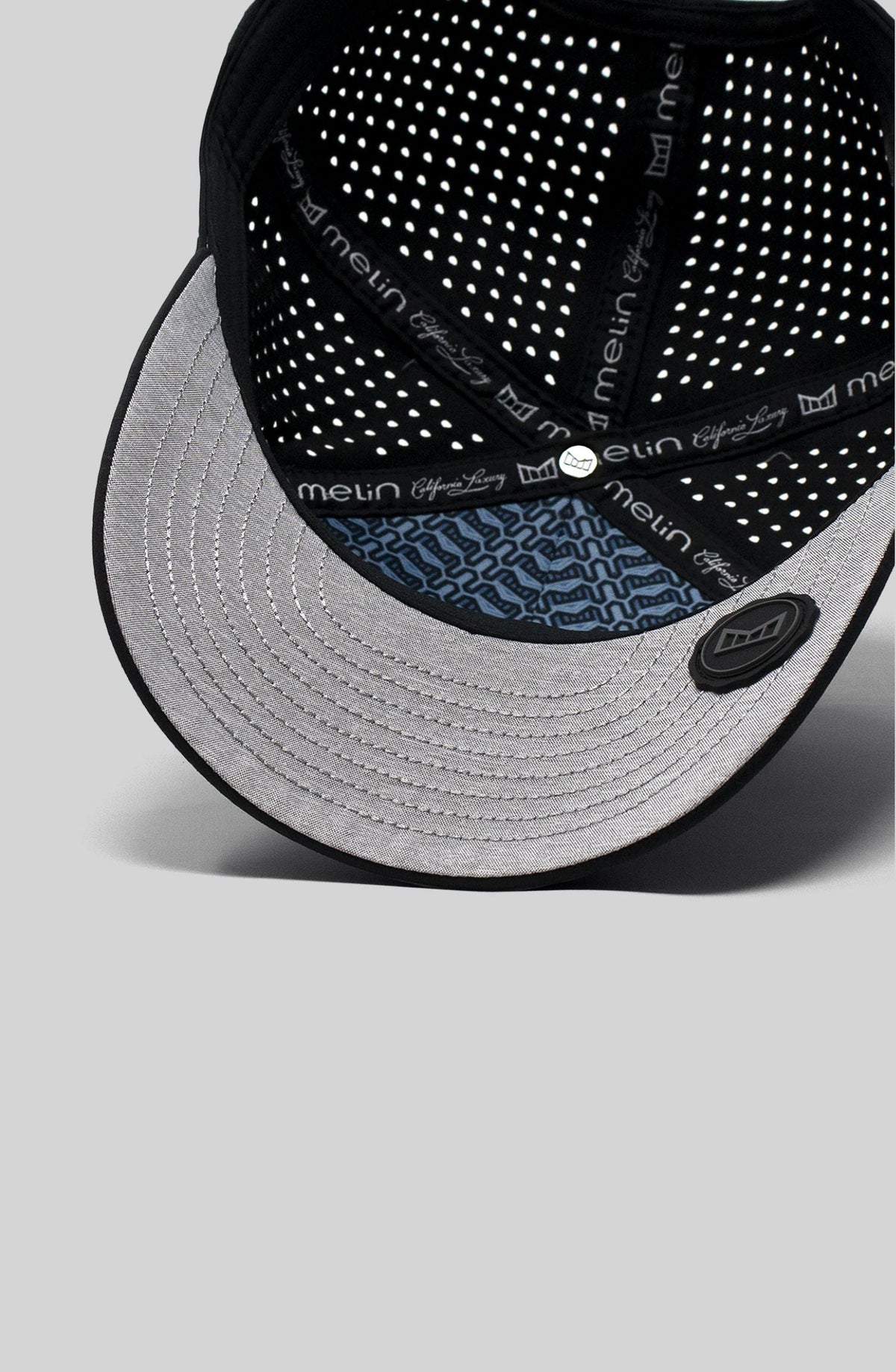 Melin Odyssey Stacked Hydro Performance Snapback Hat In North Sea - Foto 5